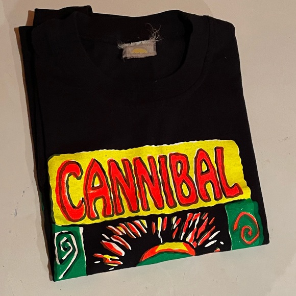🇫🇯 🥩 Cannibal Cafe We ❤️ To Have You For Dinner Fiji US XL Tee Shirt 🥩 🇫🇯 - Picture 3 of 9